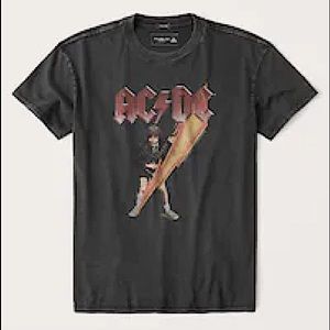 A&F AC/DC Band Tee